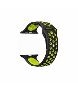 Спортивный ремешок Nike+ Sport Band для Apple Watch 38mm Black/Yellow