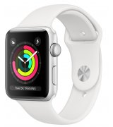 Apple Watch Series 3 42mm (GPS) Silver Aluminum Case with White Sport Band (MTF22)