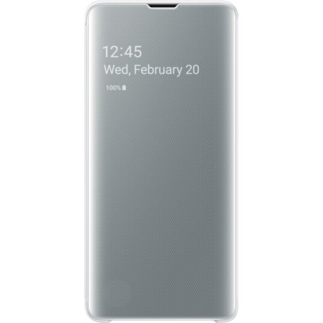 Чехол Clear View Cover для Samsung Galaxy S10 White (EF-ZG973CWEGRU)