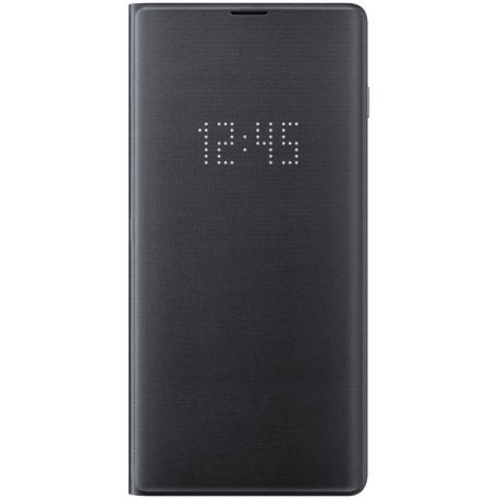 Чехол LED View Cover для Samsung Galaxy S10 Plus Black (EF-NG975PBEGRU)