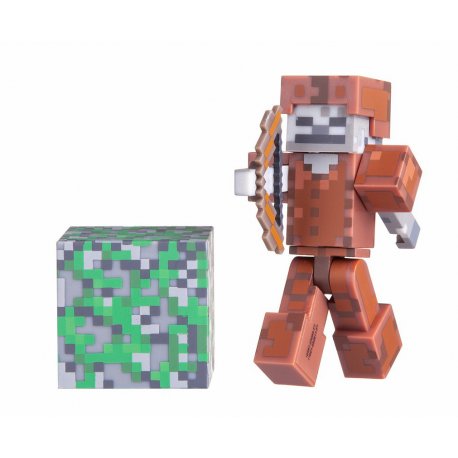 Игровая фигурка Jazwares Minecraft Скелет в кожаной броне серия 3 (16487M)