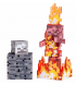 Игровая фигурка Jazwares Minecraft Скелет в огне серия 4 (19974M)