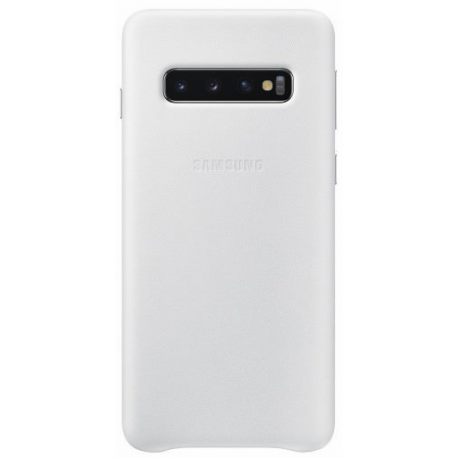 Чехол Totu Acme Leather Case для Samsung Galaxy S10 White (EF-VG973LWEGRU)