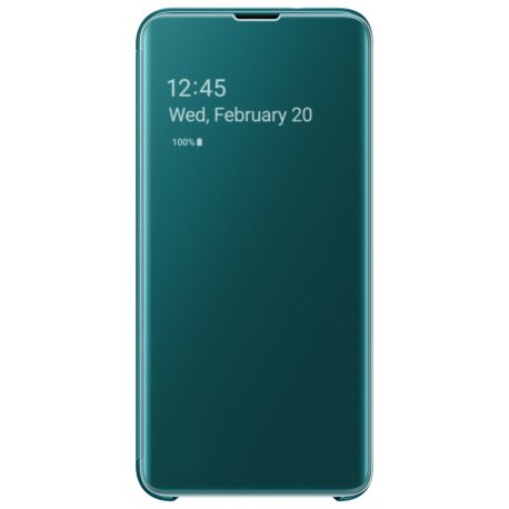 Чехол Clear View Standing Cover для Samsung Galaxy S10e (G970) Green (EF-ZG970CGEGRU)