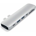 USB-хаб Satechi Aluminum Type-C Pro Hub Adapter Silver (ST-CMBPS)