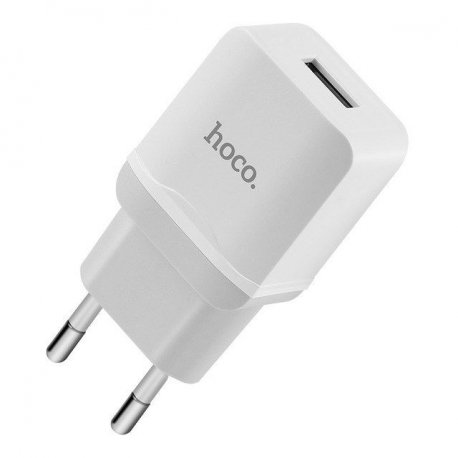 Сетевое зарядное устройство Hoco C27A Home Charger Solo USB 2.4A White