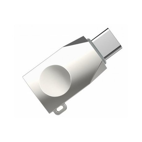 Адаптер Hoco OTG UA9 USB-Type-C Silver