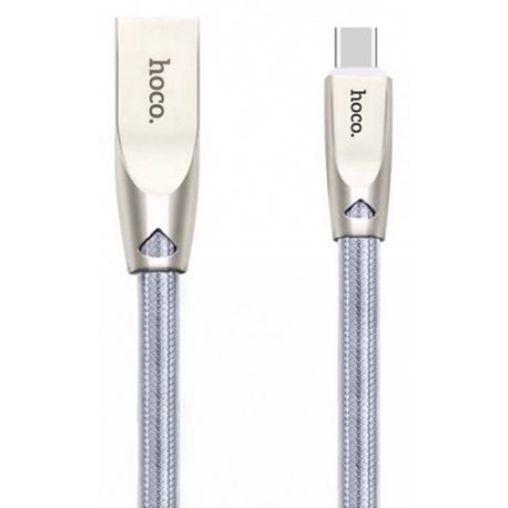 Кабель Hoco U9 Jelly Knitted USB to Type-C Steel