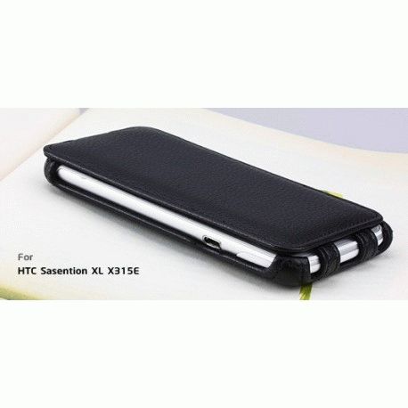 Yoobao кожаный чехол-флип для HTC Sensation XL (X315E) Black