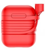 Чехол Baseus Silicone Case для Apple AirPods Red (TZARGS-09)