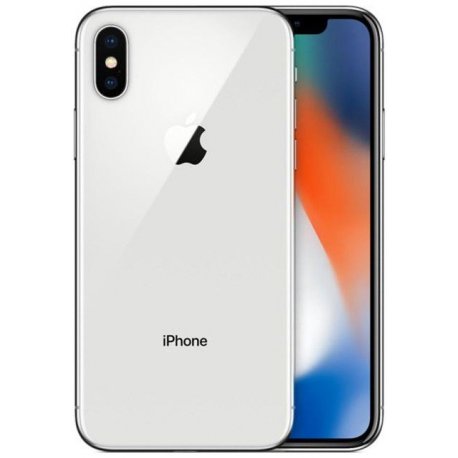 Apple iPhone X 256GB Silver (Refurbished)