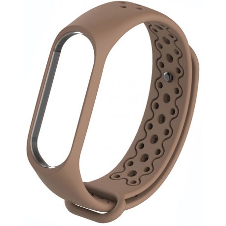 Ремешок Strap для фитнес-браслета Xiaomi Mi Band 3/4 Brown
