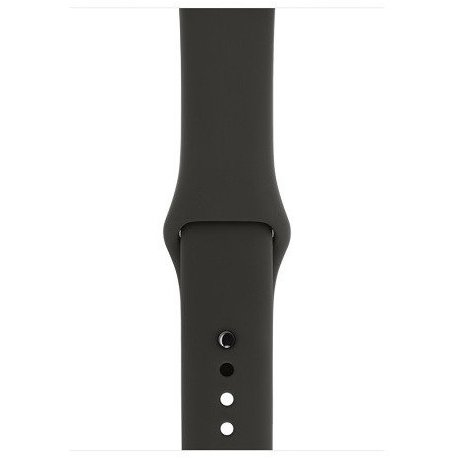 Спортивный ремешок Silicon Band для Apple Watch 42/44mm M/L 2pcs Charcoal Gray