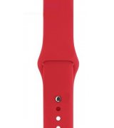 Спортивный ремешок Silicon Band для Apple Watch 42/44mm M/L 2pcs Red