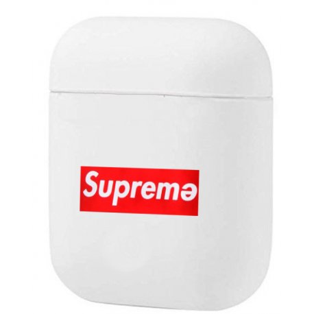 Чехол Ultra Slim Silicone Case для Apple AirPods Supreme White