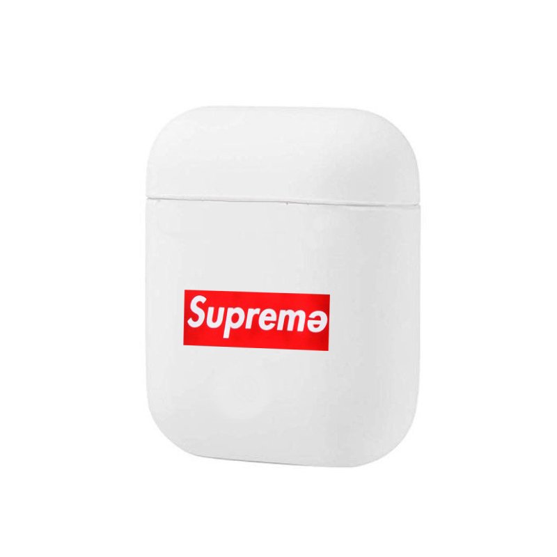 Ultra Slim Silicone Case Apple AirPods Supreme White Skay