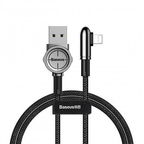 Кабель Baseus Exciting Lightning Cable 2.4A 1m Black (CALCJ-A01)