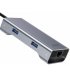 Адаптер Baseus Multi-functional Hub Type-C to USB3.0 2+HDMI 1+USB-C(PD) 1+RJ45 1+TF/SD (CATXF-0G)