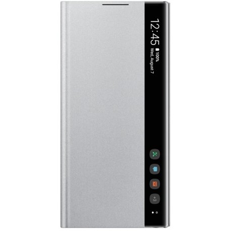Чехол Clear View Cover для Samsung Galaxy Note 10 Silver (EF-ZN970CSEGRU)