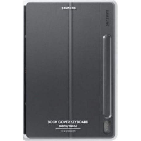 Чехол-клавиатура Samsung Book Cover Keyboard для Galaxy Tab S6 (T860/865) Gray (EF-DT860BJRGRU)