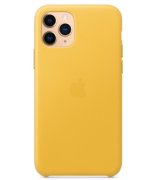 Чехол Apple iPhone 11 Pro Leather Case Meyer Lemon (MWYA2)