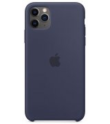 Чехол Apple iPhone 11 Pro Max Silicone Case Midnight Blue (MWYW2)