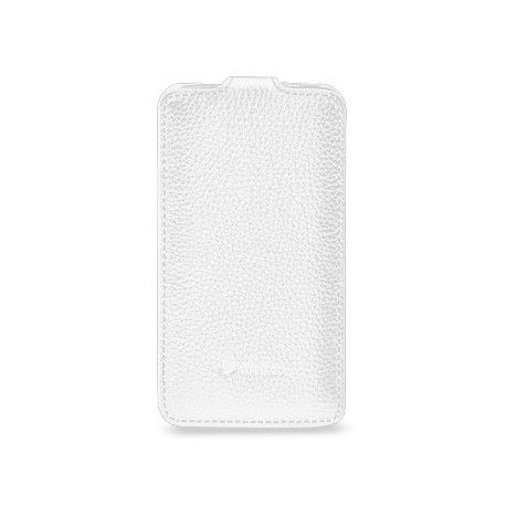 Кожаный чехол Melkco Flip (JT) для HTC One X S720e White