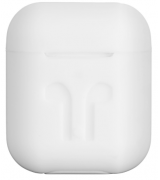 Чехол 2Е для Apple AirPods Pure Color Silicone Imprint (3.0mm) White