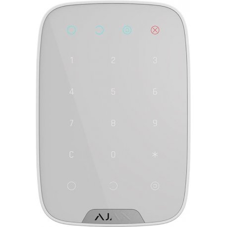 Клавіатура сенсорна Ajax KeyPad White