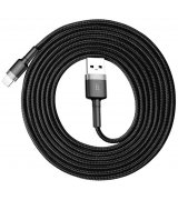 Кабель Baseus USB to Lightning Cable 1.5A (2m) Gray-Black (CALKLF-CG1)