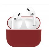 Чехол Silicone Case Ultra Slim для Apple AirPods Pro Wine Red
