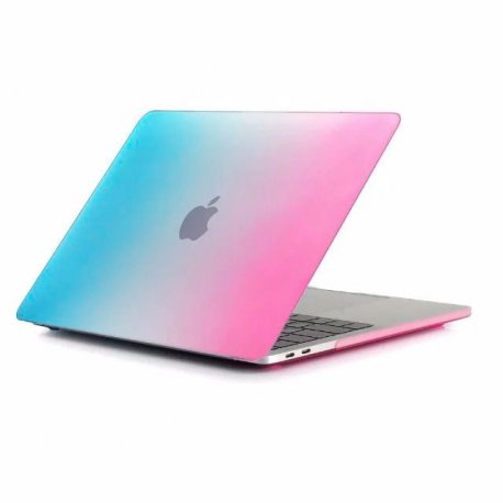 Чехол для MacBook Pro15 Rainbow Blue-Pink