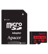 Карта памяти MicroSD Apacer 64Gb 85Mb/s UHS-1