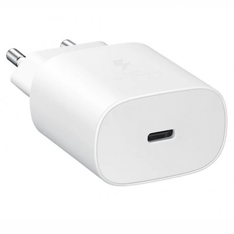 Сетевое зарядное устройство для Samsung Type-C 25W (EP-TA800XWEGRU) White