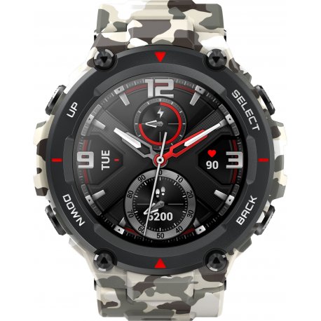 Умные часы Xiaomi Amazfit T-Rex Camouflage Green