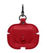 Чехол Leather Case для Apple AirPods Pro Red