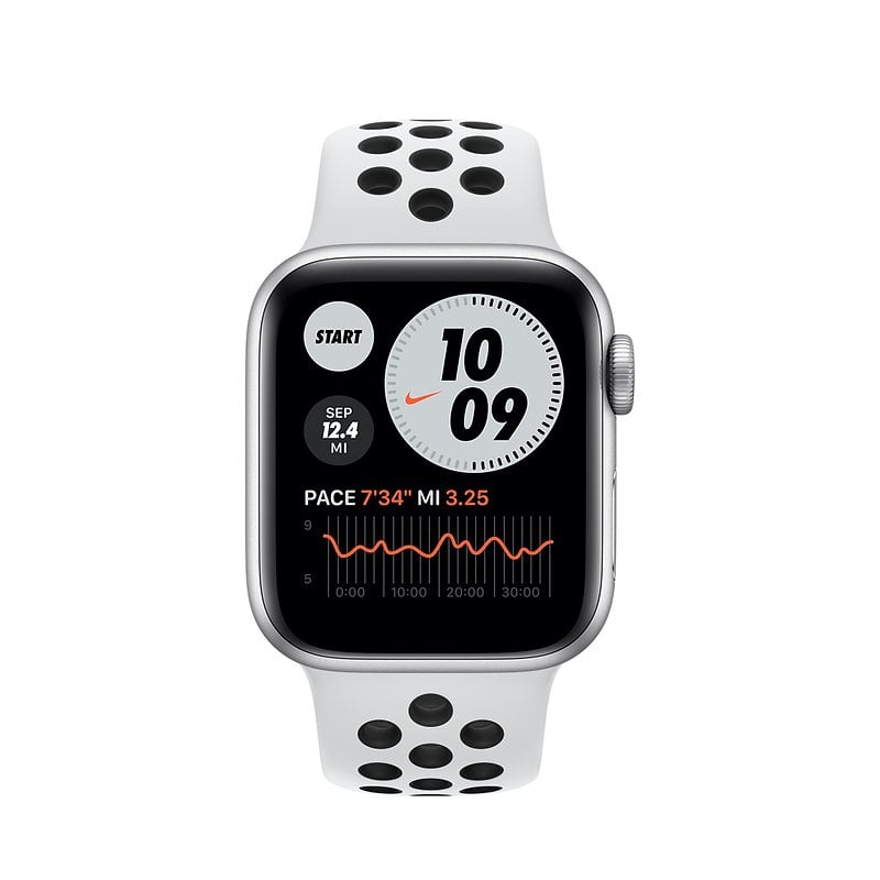 apple watch 4 nike silver