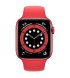 Apple Watch Series 6 44mm (GPS) Red Aluminum Case with (Product)Red Sport Band (M00M3UL/A)