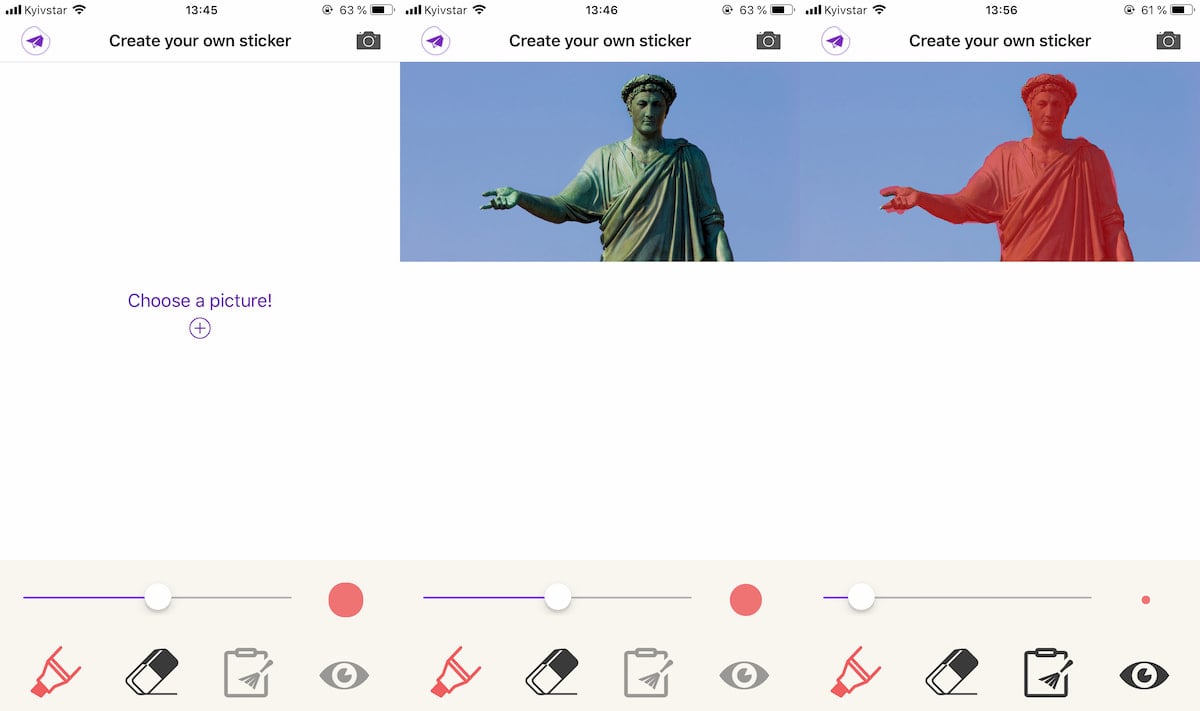 iOS 16 получила инструмент для быстрого создания стикеров в Telegram