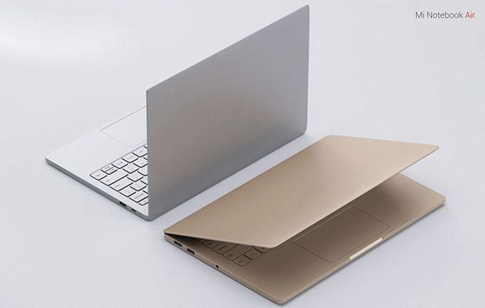 Mi Notebook Airв двух цветах