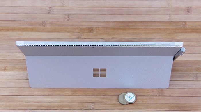 Microsoft Surface Pro 4 вид сверху
