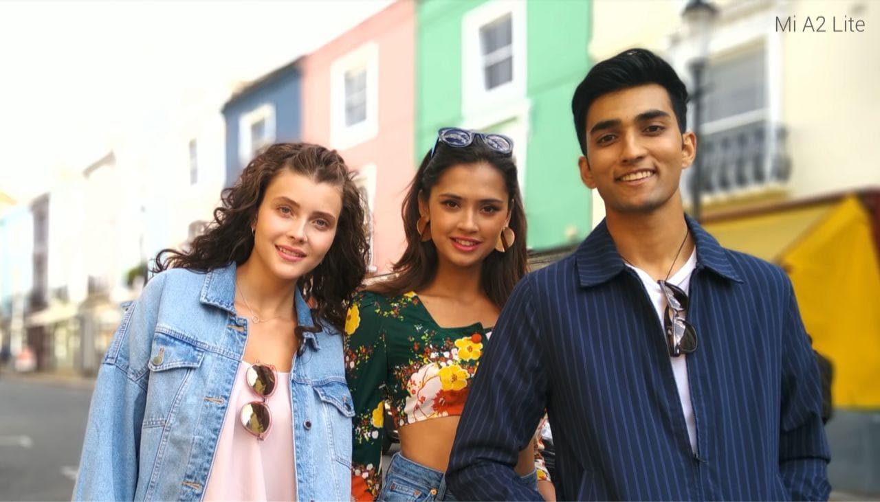 Mi A2 lite портрет