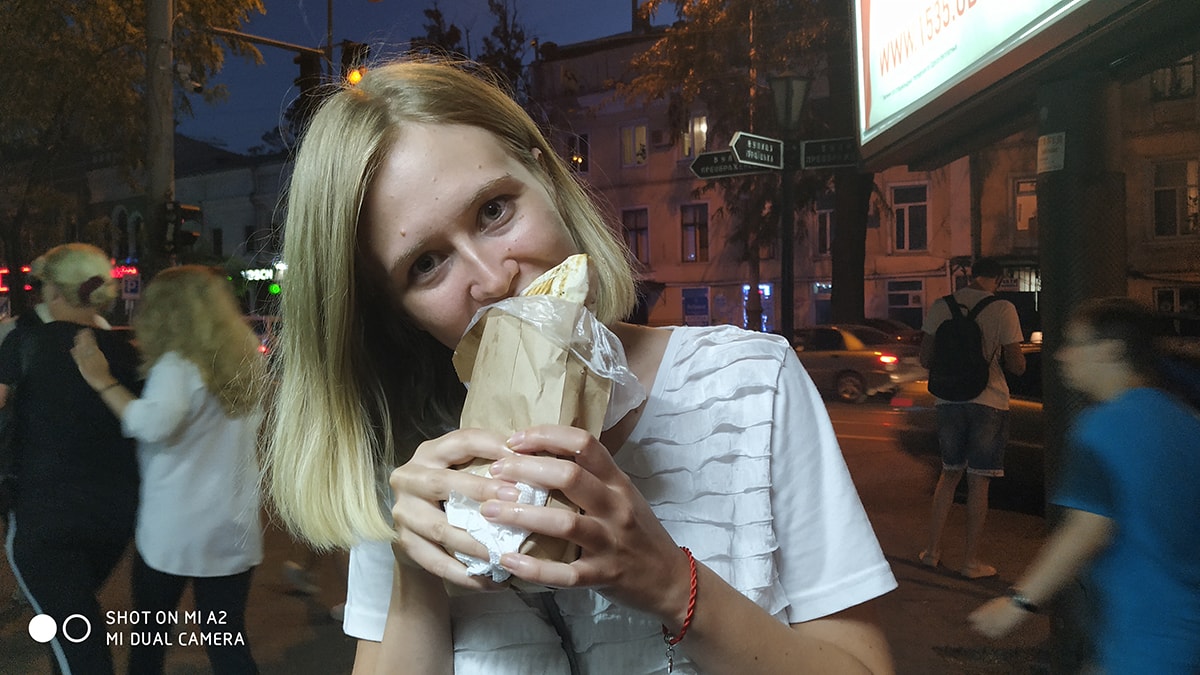Mi A2 шаурма