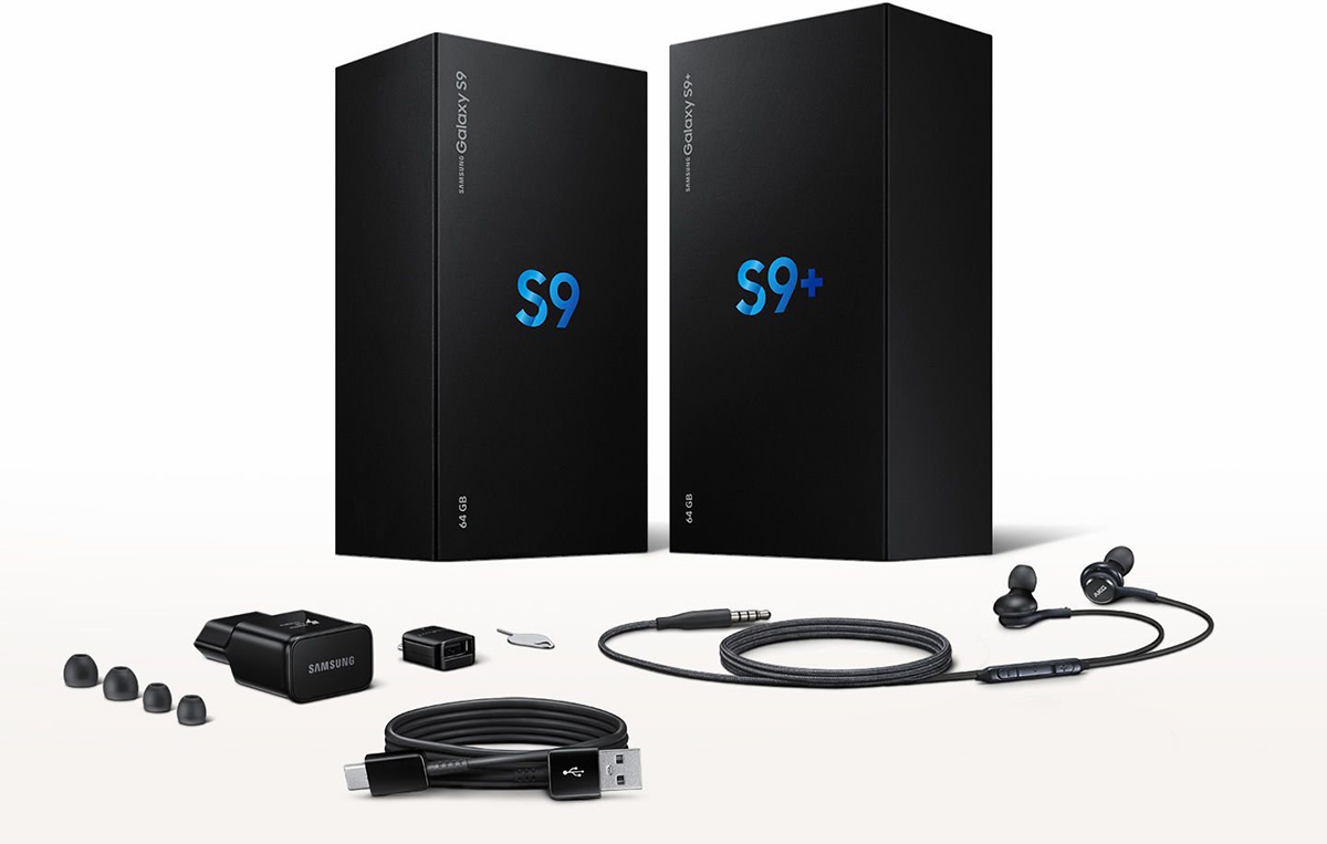 Galaxy S9 и S9 Plus комплект