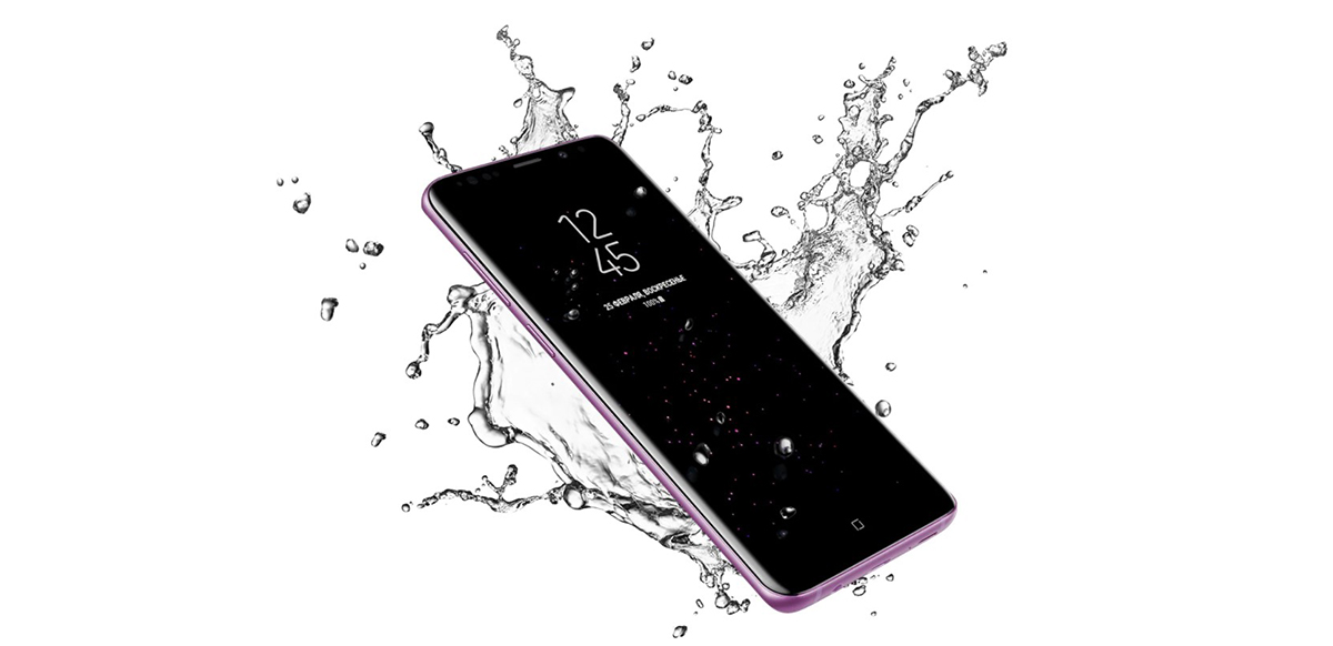 Galaxy S9 и S9 Plus защита от воды