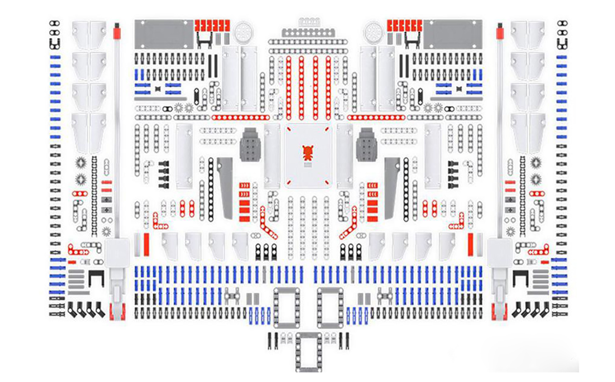 Детали Mi Bunny Building Block Robot