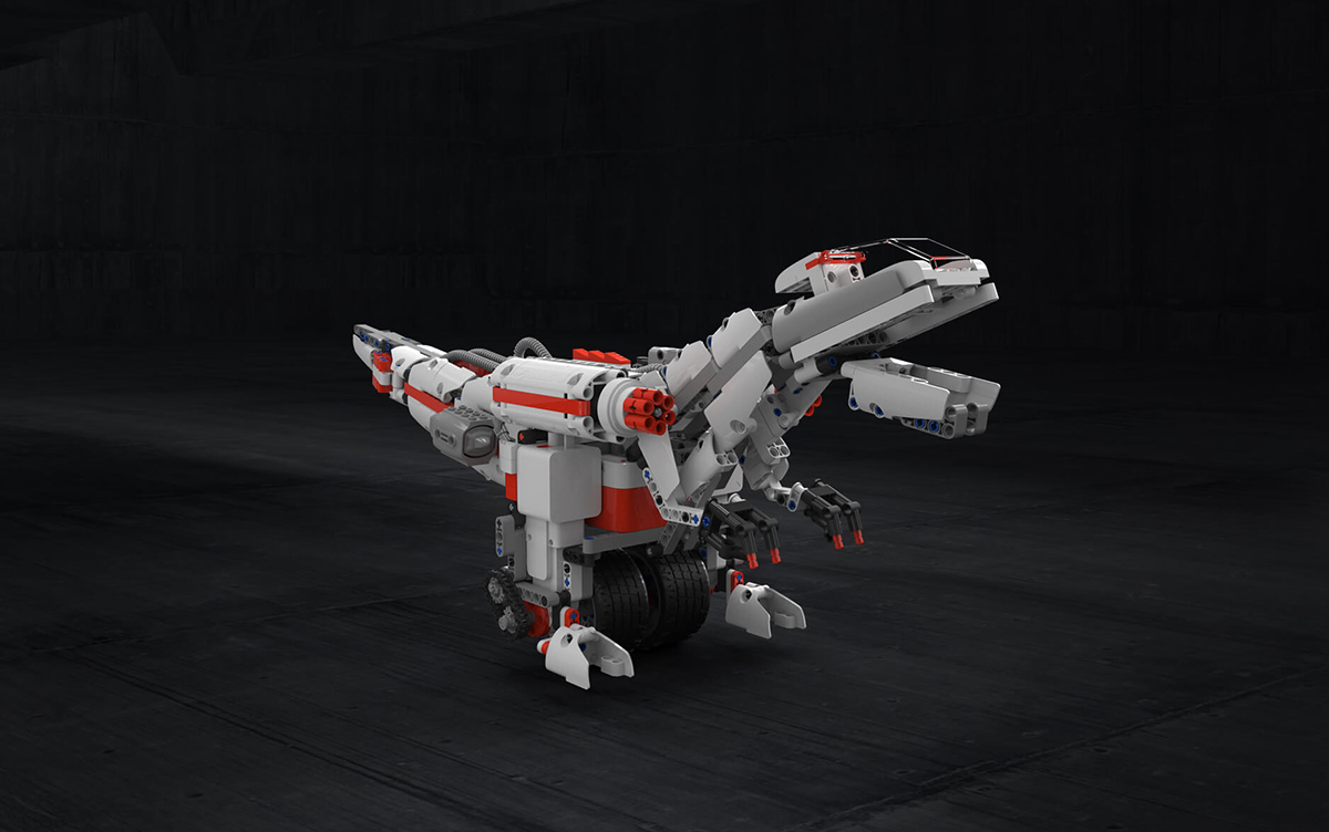 Динозавр Mi Bunny Building Block Robot