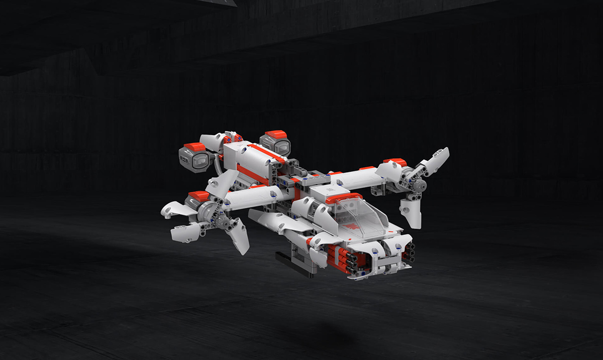 Самолёт Mi Bunny Building Block Robot