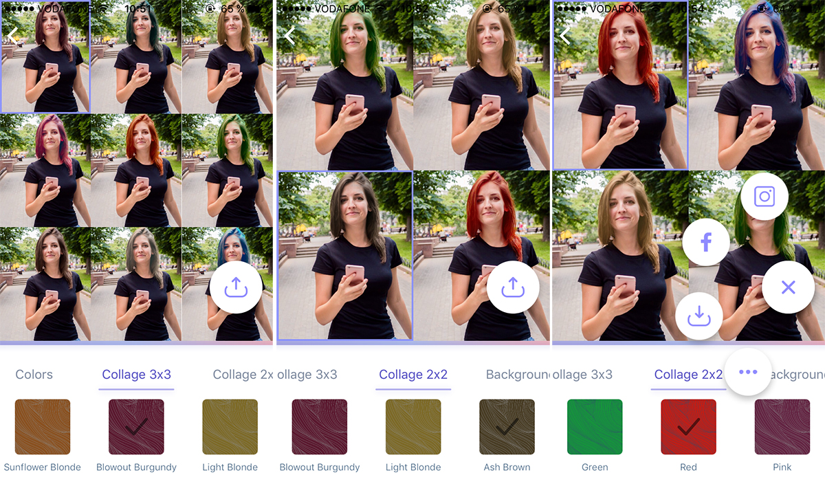 Приложение Teleport делаем коллаж