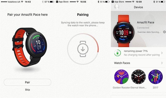 Приложение Amazfit Watch